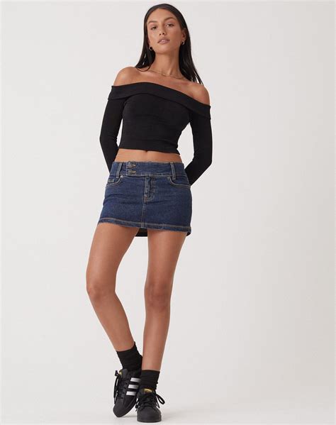 motel rocks denim skirt|NEW SKIRTS – motelrocks.com.